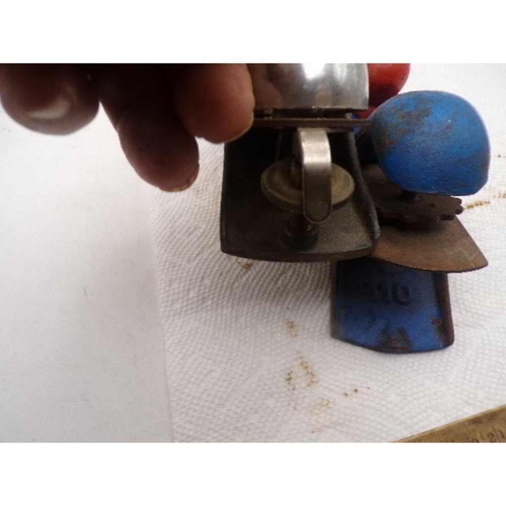 Vintage Stanley No 110 Block Plane Blue Red Knob‎ & Adjustable Block Plane Lot 2 - Picture 5 of 5